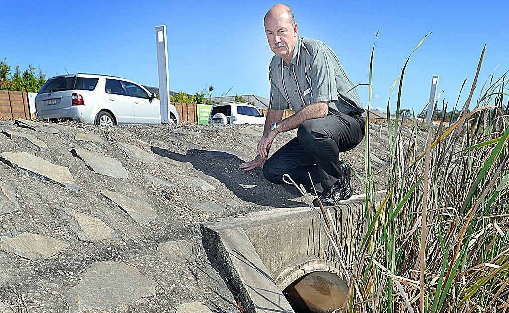 Stephen Hart of Noble Lakeside Residents Association at the site of the tragedy. Stephen Hart of Noble Lakeside Residents Association at the site of the tragedy.